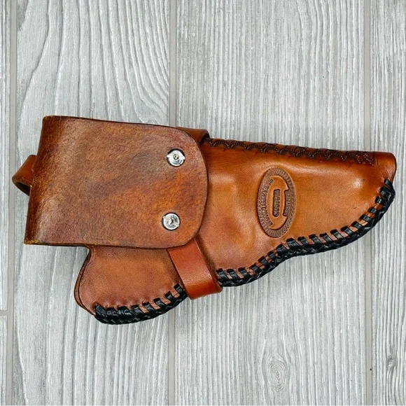 Rohn stearns custom tooled leather holster clip quick release tactical accessory